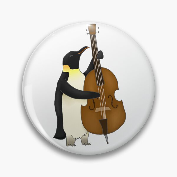 Item preview, Bass Penguin designed and sold by PlumbbobDoodles.