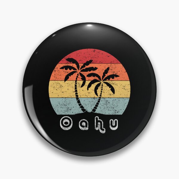 Item preview, Retro Vintage Style Oahu Hawaii Vacation designed and sold by bitstudio.