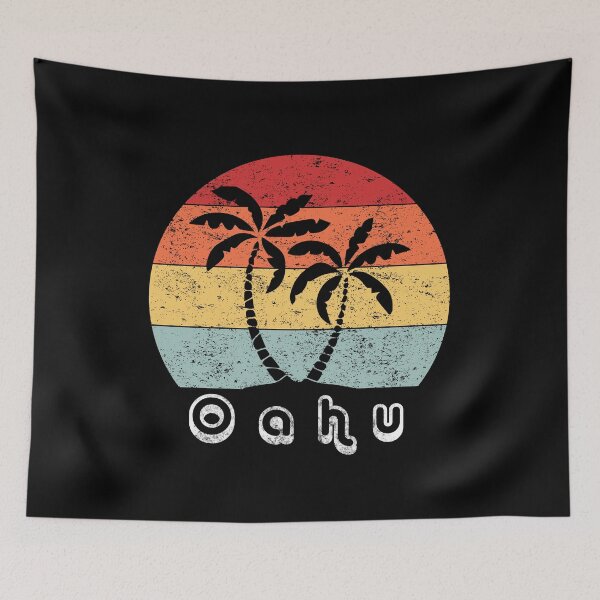 Item preview, Retro Vintage Style Oahu Hawaii Vacation designed and sold by bitstudio.