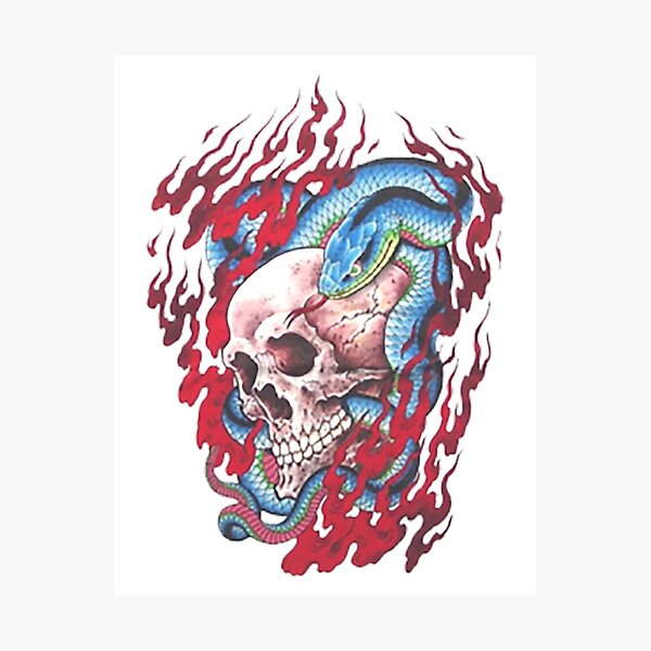 額縁 tatoo studio yamada IRON SKULL POSTER IRON SKULL POSTER | tattoostudioyamada STORE