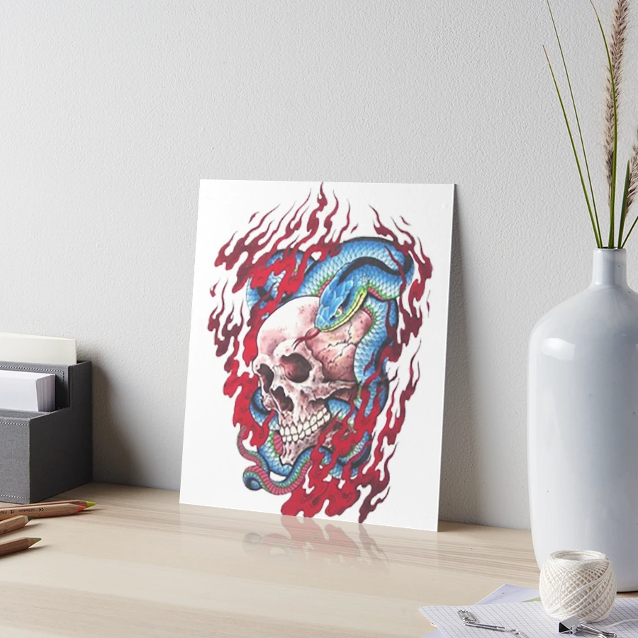 額縁 tatoo studio yamada IRON SKULL POSTER IRON SKULL POSTER | tattoostudioyamada STORE