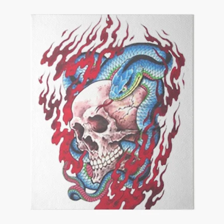 額縁 tatoo studio yamada IRON SKULL POSTER 新品』タトゥースタジオヤマダ スカルポスター - メルカリ