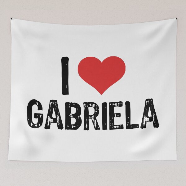 Item preview, I Love Gabriela designed and sold by The "I Love Everything" Shop.