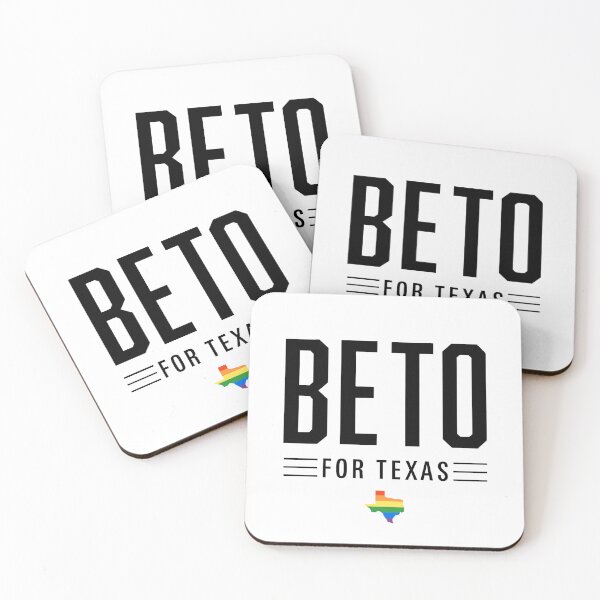 Item preview, Beto O'Rourke 2026 LGBTQ / LGBT Gay Pride Rainbow Flag: Beto Orourke For Texas Governor designed and sold by YikesForever.