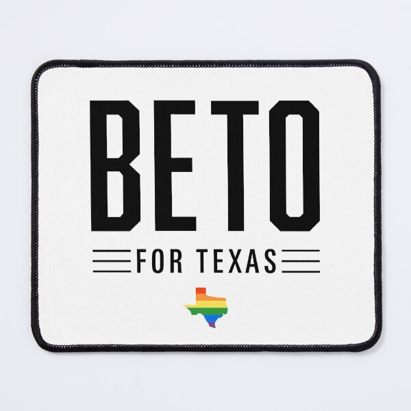 Item preview, Beto O'Rourke 2026 LGBTQ / LGBT Gay Pride Rainbow Flag: Beto Orourke For Texas Governor designed and sold by YikesForever.