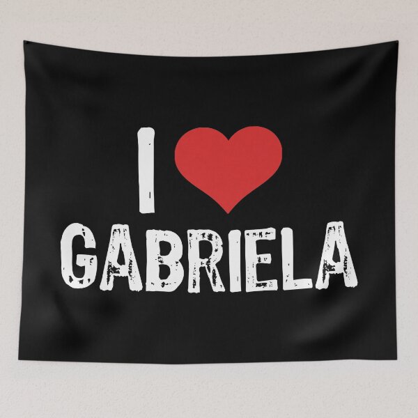 Item preview, I Love Gabriela designed and sold by The "I Love Everything" Shop.