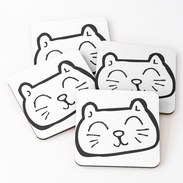 Item preview, Japanese Cat Poster Kitty Cat Wall Art designed and sold by Sintija BILIKA.