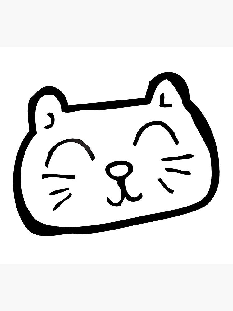 "Japanese Cat Poster Kitty Cat Wall Art" Poster for Sale by spameris86