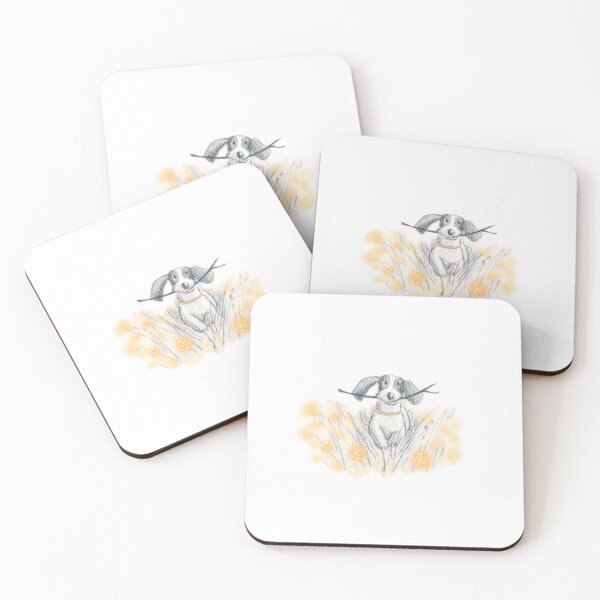 Item preview, Basset hound in flower field designed and sold by siskikalla.