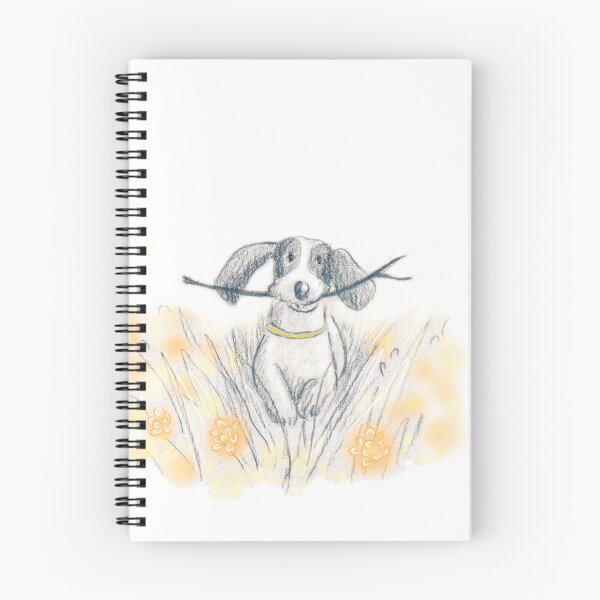 Item preview, Basset hound in flower field designed and sold by siskikalla.