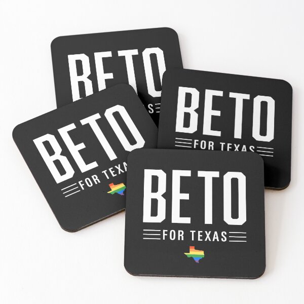 Item preview, Beto O'Rourke 2026 LGBTQ / LGBT Gay Pride Rainbow Flag: Beto Orourke For Texas Governor designed and sold by YikesForever.