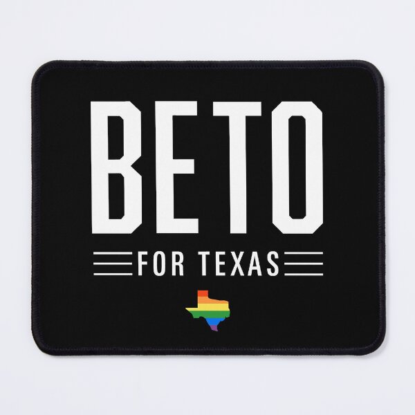 Item preview, Beto O'Rourke 2026 LGBTQ / LGBT Gay Pride Rainbow Flag: Beto Orourke For Texas Governor designed and sold by YikesForever.
