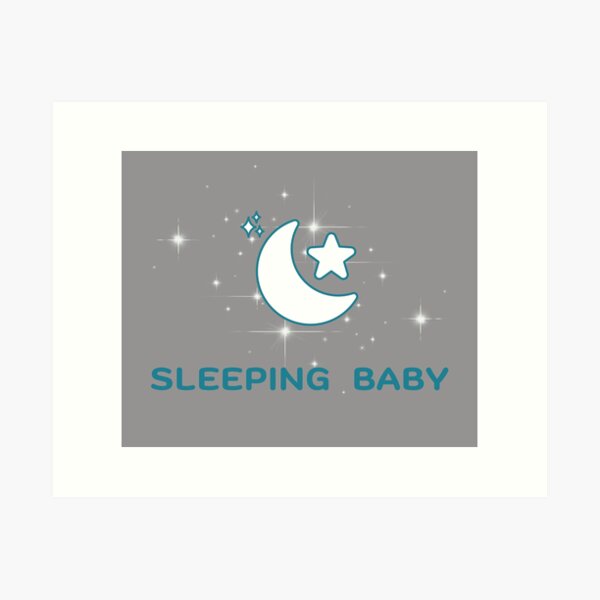 Sleeping Baby Art Print