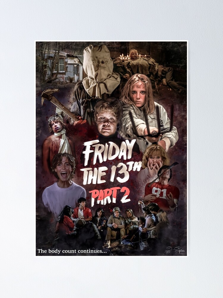 "Friday The 13th Part 2 Tribute Design" Poster For Sale By DeviousBeanz ...