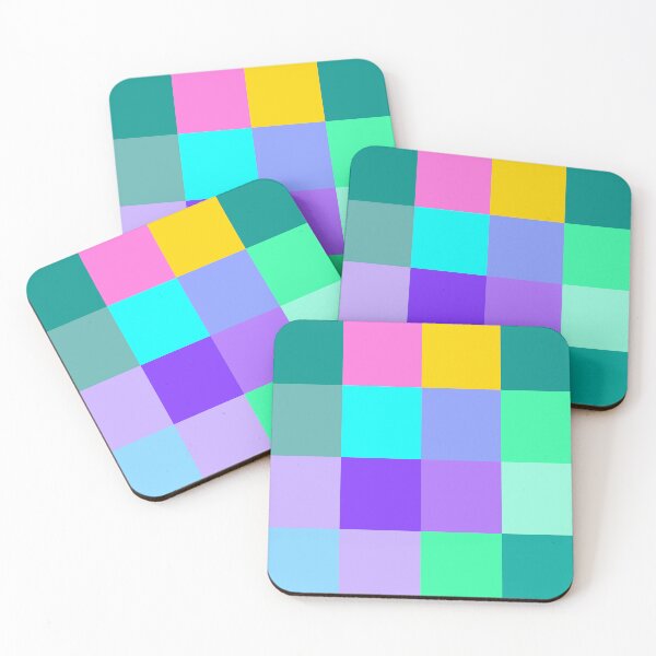 Item preview, pixel pastel squares designed and sold by frauenbrauen.