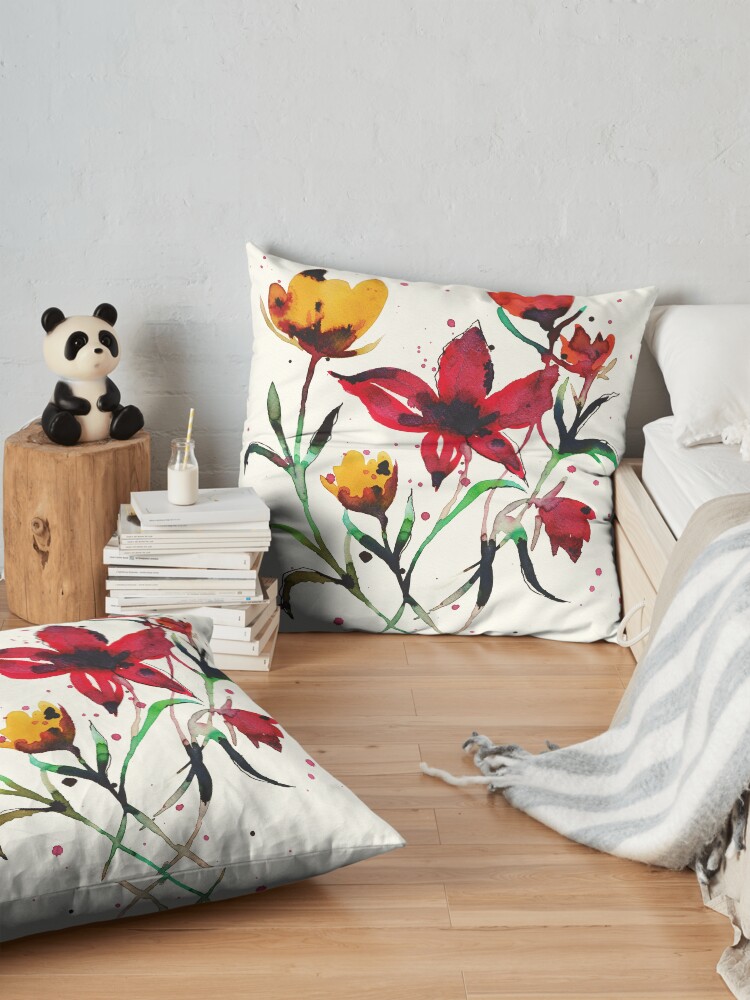 Alternative Ansicht von wilde blumen Bodenkissen