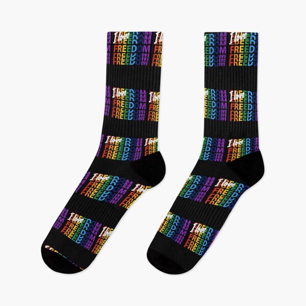 Item preview, I love Freedom. rainbow colors designed and sold by efenem.