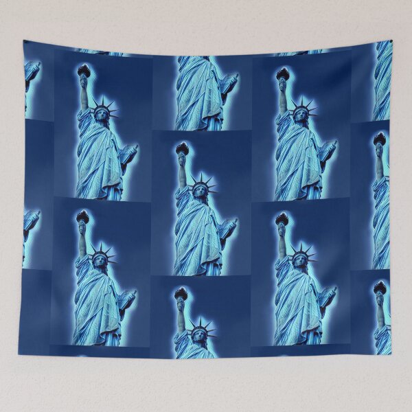 Item preview, Glowing Statue Of Liberty in Electric Blue designed and sold by Wernher Krutein.