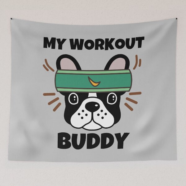 Item preview, My Workout Buddy designed and sold by BronikowskiART.