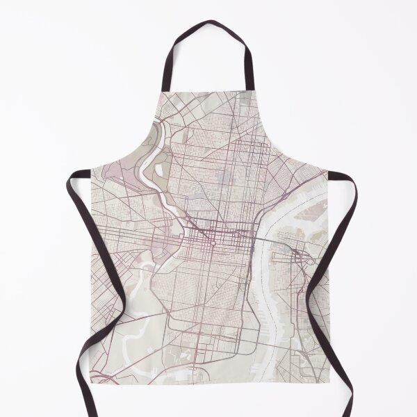 Item preview, Philadelphia Map, Philadelphia City, Philadelphia Pennsylvania  designed and sold by TheRedFinch.