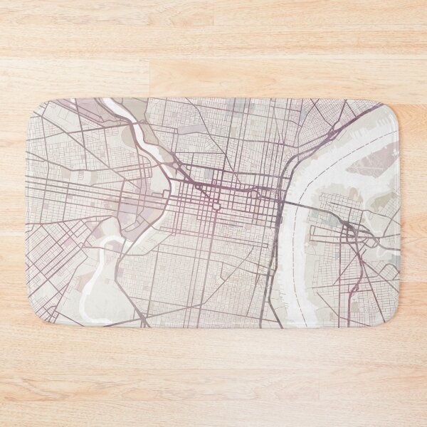 Item preview, Philadelphia Map, Philadelphia City, Philadelphia Pennsylvania  designed and sold by TheRedFinch.