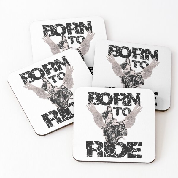 Item preview, motorcycle riding shirt summer badass born to ride designed and sold by la-petite-folie.