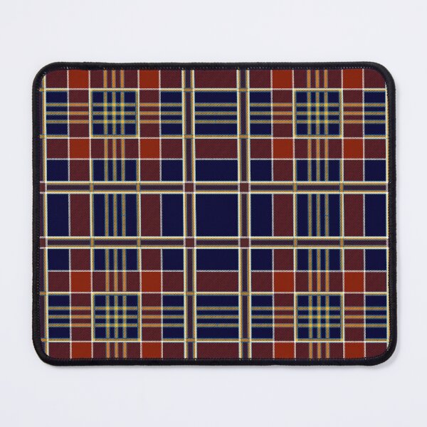 Item preview, Plaid Clan Forbes Tartan Navy Gold Red Pattern designed and sold by mystylecorner.