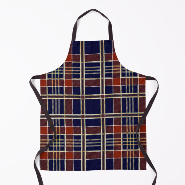 Item preview, Plaid Clan Forbes Tartan Navy Gold Red Pattern designed and sold by mystylecorner.