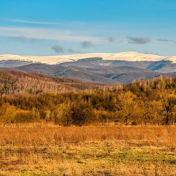 Artwork thumbnail, snowy peaks on the mountai top by mike-pellinni