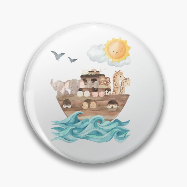 Item preview, Cute Noah's Ark watercolor art  designed and sold by butterflykissss.