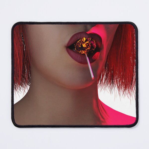 Item preview, Red lips lollipop love designed and sold by vega777art.