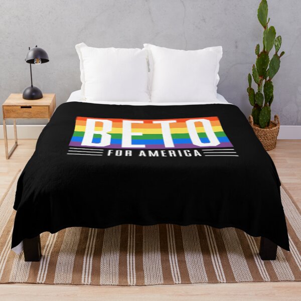 Item preview, Beto O Rourke 2026 LGBTQ Rainbow Flag: Beto Orourke For Texas Governor LGBT Campaign Logo designed and sold by YikesForever.