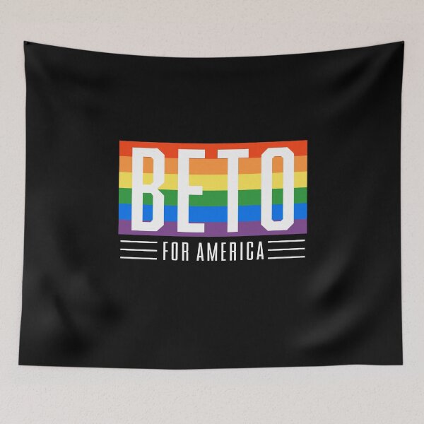 Item preview, Beto O Rourke 2026 LGBTQ Rainbow Flag: Beto Orourke For Texas Governor LGBT Campaign Logo designed and sold by YikesForever.
