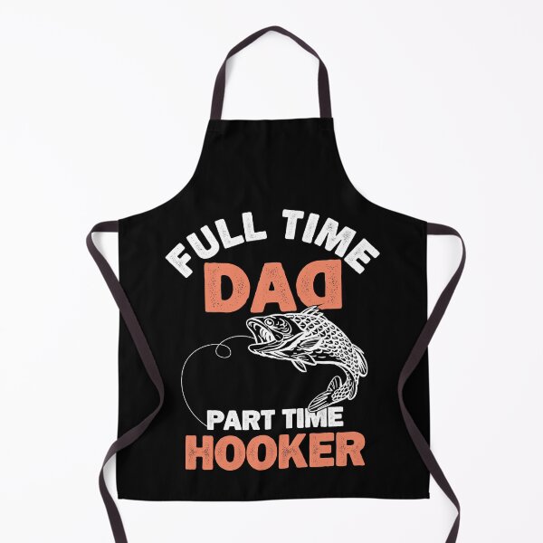 Item preview,  Funny Full Time Dad Part Time Hooker Mens Bass Fishing designed and sold by e-mad ⭐⭐⭐⭐⭐.