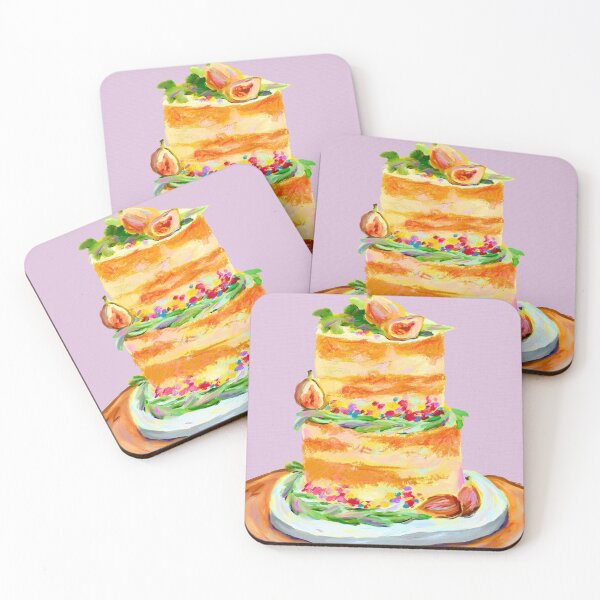 Item preview, Peachy wedding cake  designed and sold by Madeline  Glines.