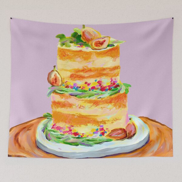 Item preview, Peachy wedding cake  designed and sold by Madeline  Glines.
