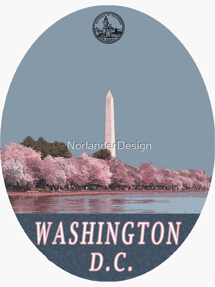 "Washington D.C. Sticker | City Sticker Collection Vol. 1" Sticker for ...