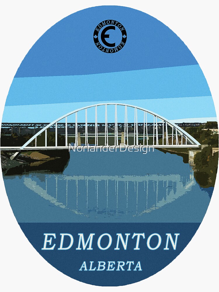 "Edmonton Sticker City Sticker Collection Vol. 1" Sticker for Sale by