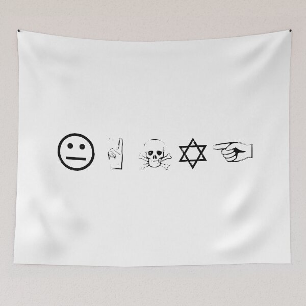 Item preview, Kanye in WingDings - Emojis designed and sold by TheMashupArtist.