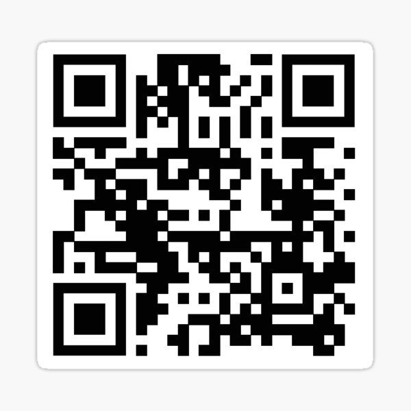 "qr code too swag" Sticker for Sale by hakimfury Redbubble