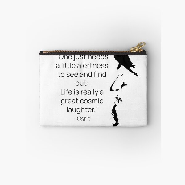 Item preview, Life is really a great cosmic laughter... Osho Quote – To Turn You Outside In! - text design designed and sold by RetComly.