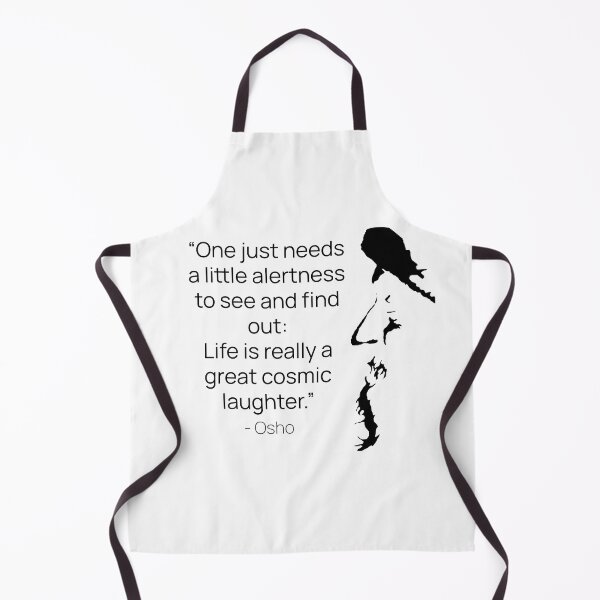 Item preview, Life is really a great cosmic laughter... Osho Quote – To Turn You Outside In! - text design designed and sold by RetComly.