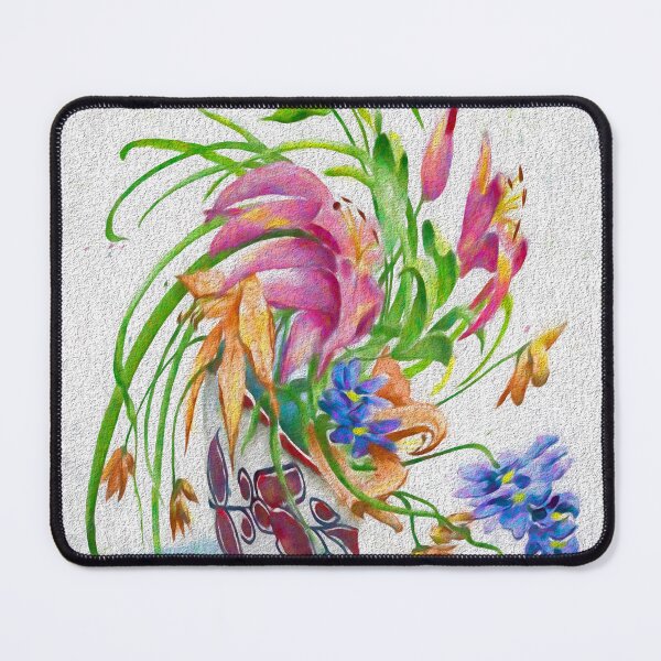 Item preview, Lilies in Pot Still Life Swirl Abstract designed and sold by 1Lbrody1.
