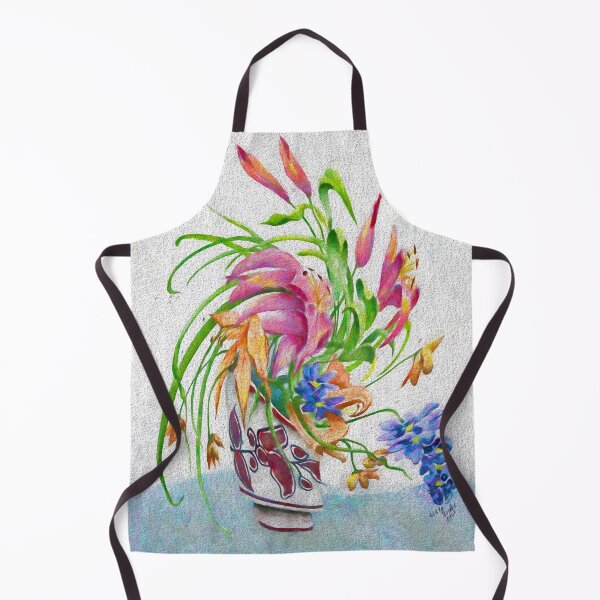 Item preview, Lilies in Pot Still Life Swirl Abstract designed and sold by 1Lbrody1.