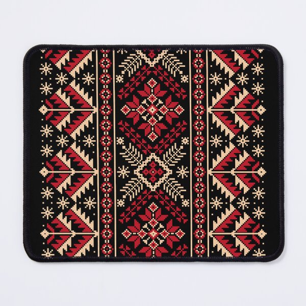 Item preview, Ukrainian Ornaments, ukrainian vyshyvanka ornament | European Ukrainian Ladies Embroidery Floral Design Red Black Flowers Ukrainian Souvenir For Her designed and sold by GaliaTati.
