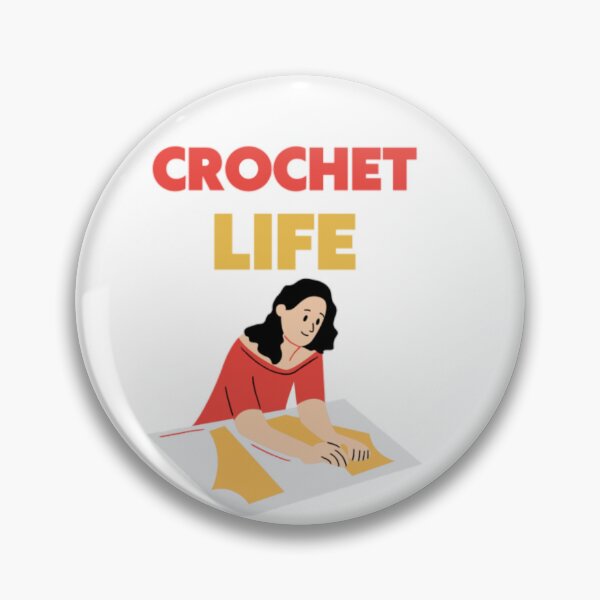 Item preview, Crochet Life - Vector - Art - Illustration - Woman designed and sold by ThatCrochetGirl.