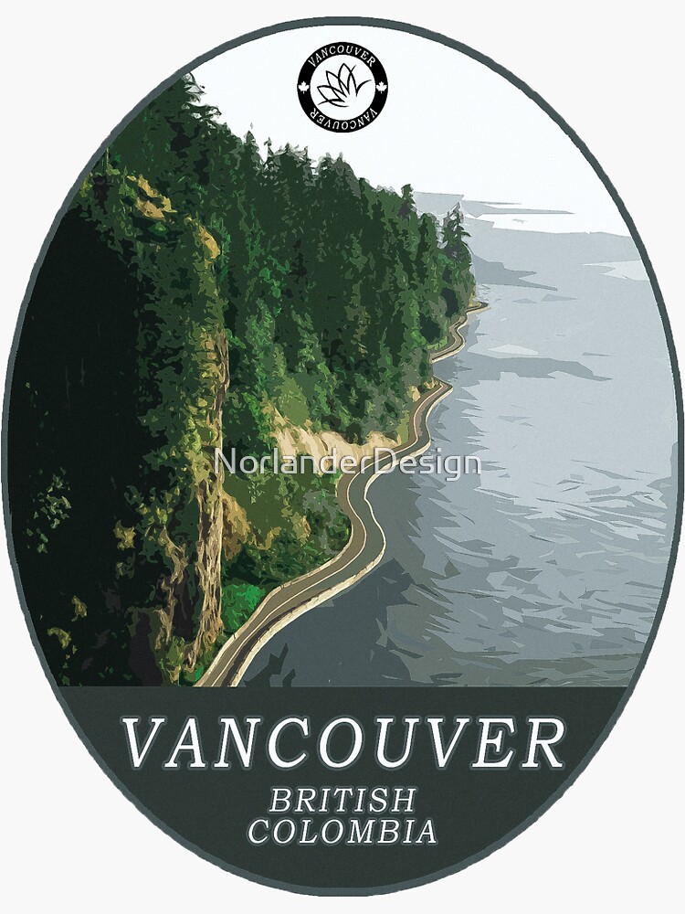 "Vancouver Sticker City Sticker Collection Vol. 1" Sticker for Sale