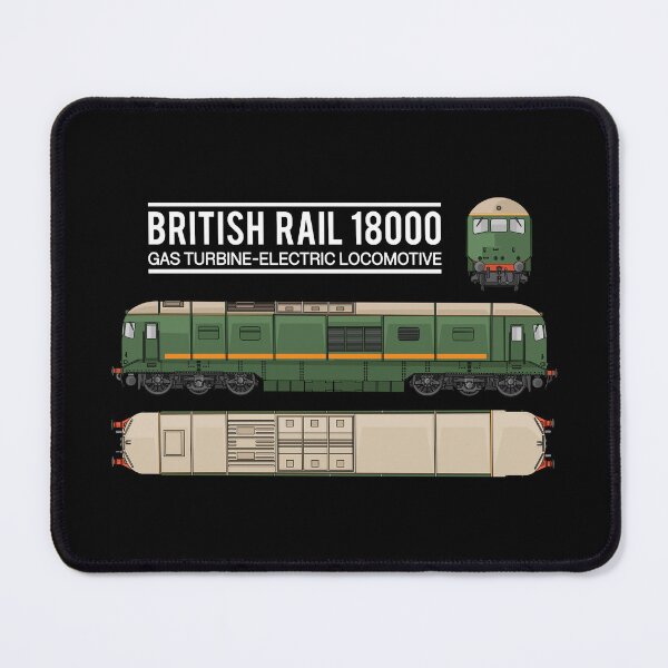 Item preview, British Rail 18000 Gas Turbine-electric Locomotive Diagram Gift designed and sold by Maljonic.