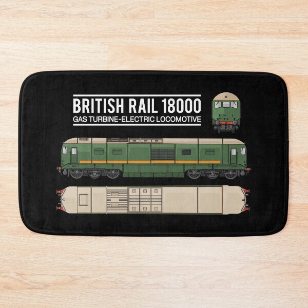 Item preview, British Rail 18000 Gas Turbine-electric Locomotive Diagram Gift designed and sold by Maljonic.