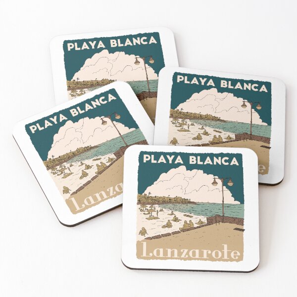 Artikelvorschau, Playa Blanca Lanzarote Kanarische Inseln Spanien entworfen und verkauft von Hoiho Adventure Shirts.